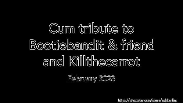 RubberFlex makes Cum Tribute to Bootiebandit