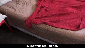 Jock stepbrother spanks and punish fucks teen stepbrother after stealing his