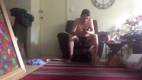 My bro’s enormous penis caught on hidden cam