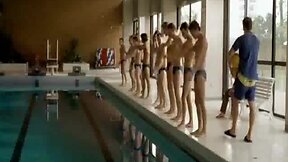 Naked shower with hot boys