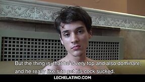 Hottest latino teenager gets facial ejaculation from older pappy