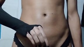 Masturbation of a femboy