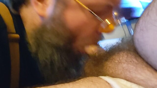 Country bubba bear sucks moustache daddys phat cock