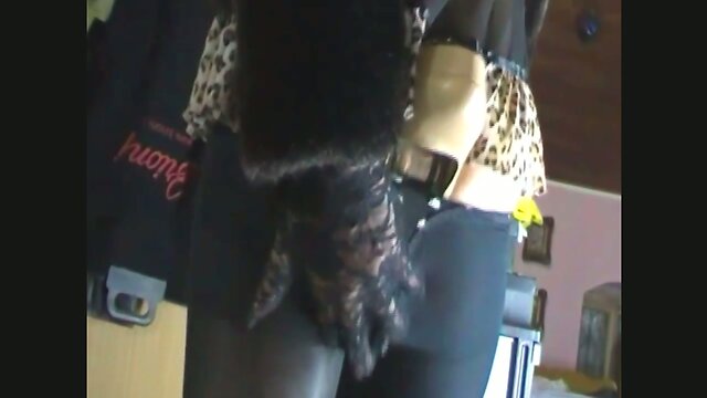 tranny play with high heel shoe fetish cumming his load