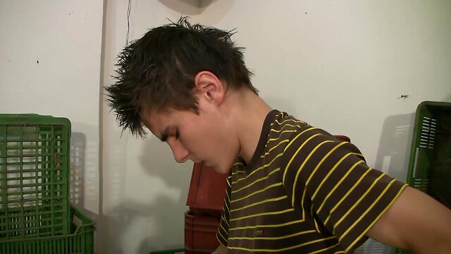 Wild teens engage in hot oral and anal sex in warehouse and erupt in passionate orgasm.