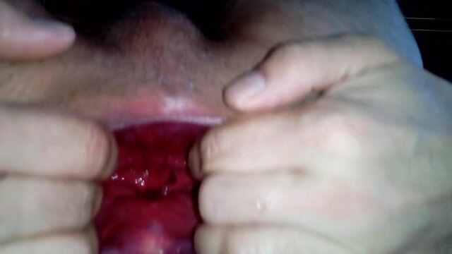 Yellow ball and toilet brush in my ass