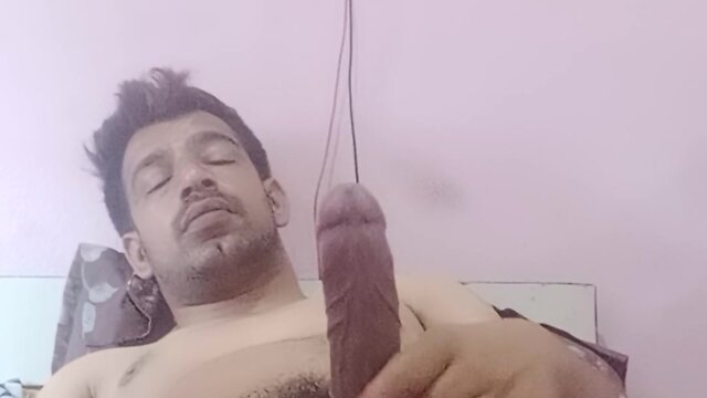 Indian boy self-pleasuring