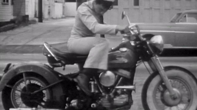 Amateur homemade motorcycle hunk jocks thief