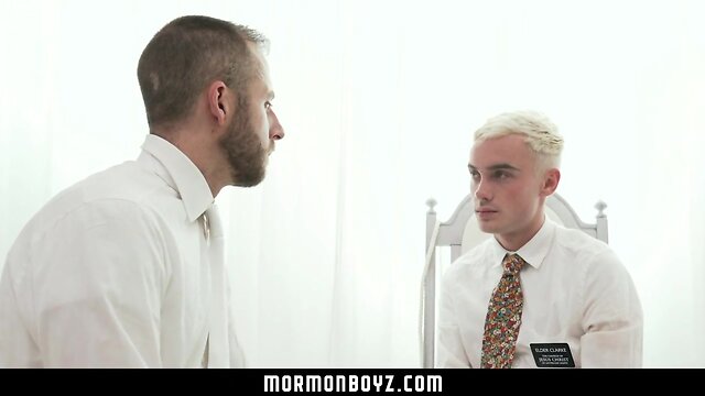 Mormonboyz excited boy missionary jerked off by priest pappy