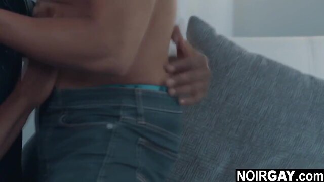 Dark gay dude fucks his sisters fiance