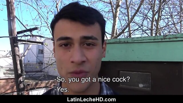 Gay Latin Twink & Straight Friend Want To Make Movie For Cash