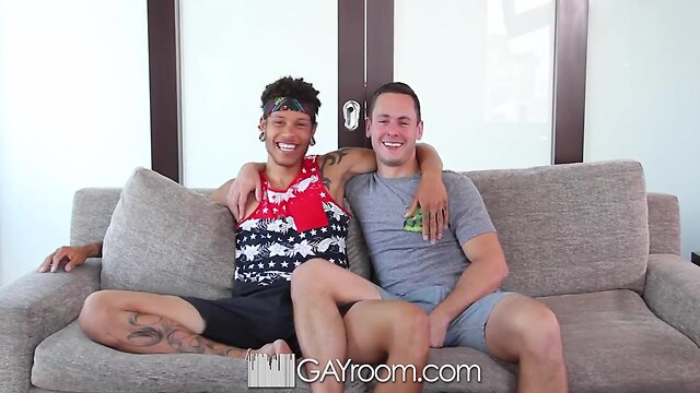 Gayroom – brenner bolton slides on to jay fine’s 10 inch dick