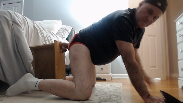 Daddys wild ride: exploring deep dildo pleasure with a gangbang twist