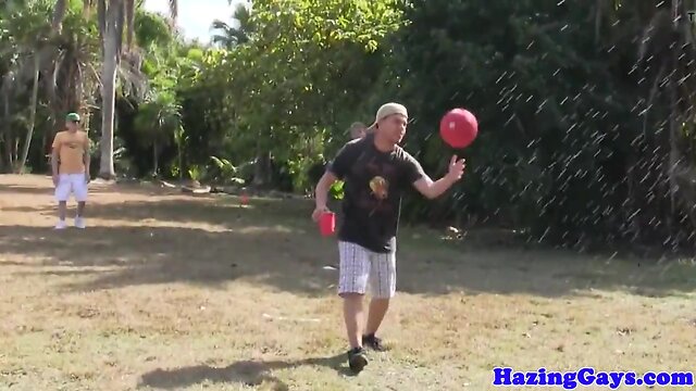 College teens hazed into outdoor frathouse