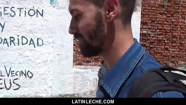 Latino cash: straight guy fills young latino with anal and cum in outdoor pov